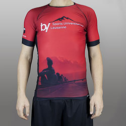 Compression top short sleeved