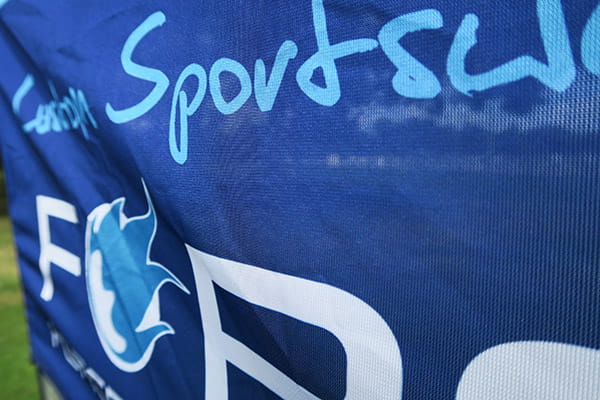 blue force textile with some transparency