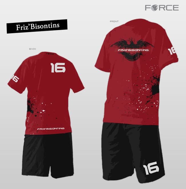 design frizbisontins red