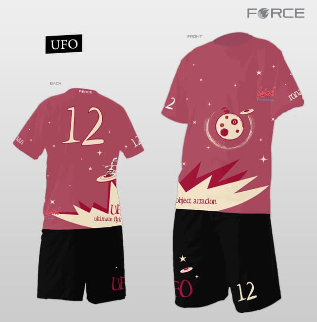 design ufo vannes rouge